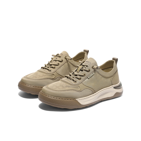 百丽透气布鞋男鞋2025夏新商场同款轻盈厚底一脚蹬休闲鞋8RX01BM5