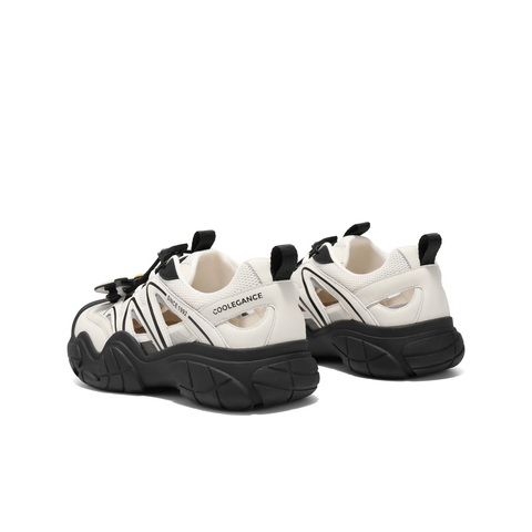 百丽时尚拼接溯溪鞋女2025夏新商场同款透气涉水休闲鞋D7B1DBK5