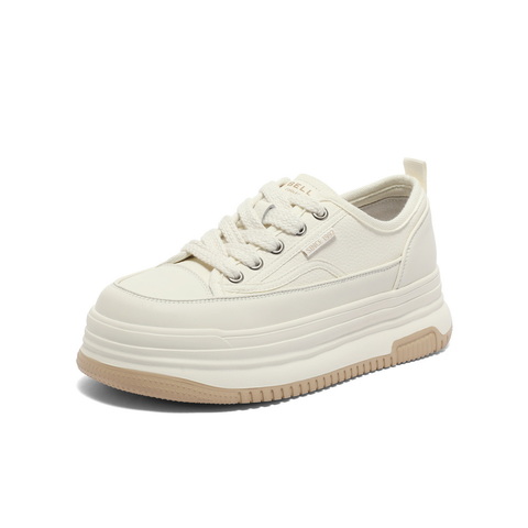 百丽ins潮板鞋女25新春商场同款休闲小白鞋Z7G1DAM5