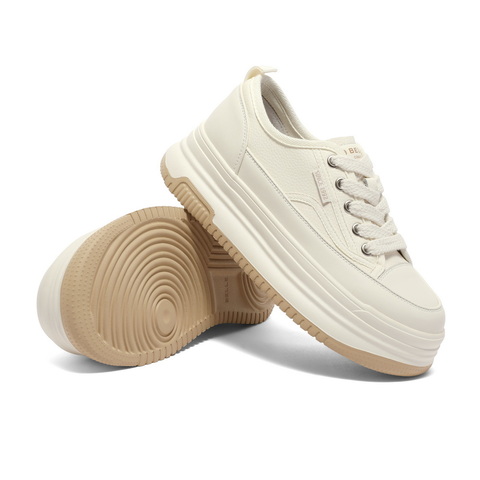 百丽ins潮板鞋女25新春商场同款休闲小白鞋Z7G1DAM5