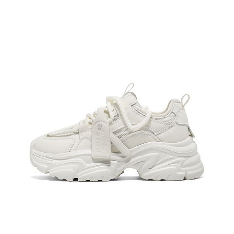 百丽舒适透气网老爹鞋女2025夏新商场同款增高厚底鞋D5K1DBM5