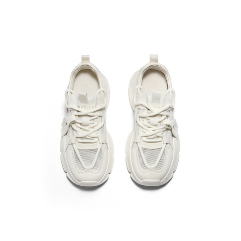 百丽舒适透气网老爹鞋女2025夏新商场同款增高厚底鞋D5K1DBM5