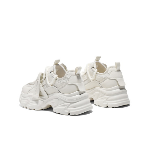 百丽舒适透气网老爹鞋女2025夏新商场同款增高厚底鞋D5K1DBM5