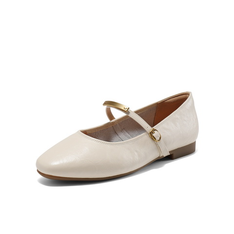 百丽气质时装玛丽珍鞋女2025春新一字带舒适单鞋B2511AQ5