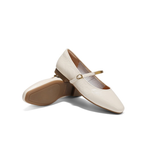 百丽气质时装玛丽珍鞋女2025春新一字带舒适单鞋B2511AQ5