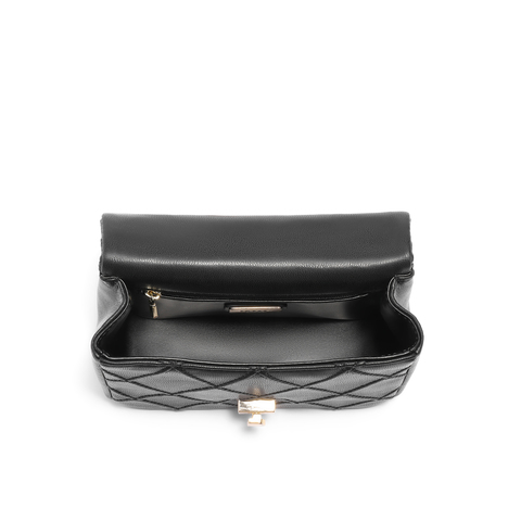 百丽包女2025夏商场同款小香风菱格华夫饼单肩斜挎绗缝包X7307BX5