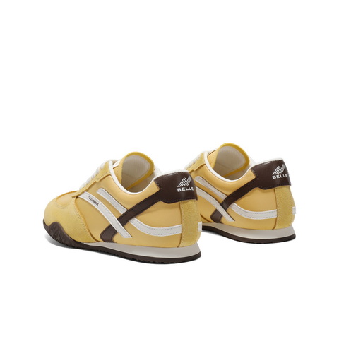 百丽亮眼撞色休闲鞋女2025春新商场同款复古舒适鞋3QS28BM5