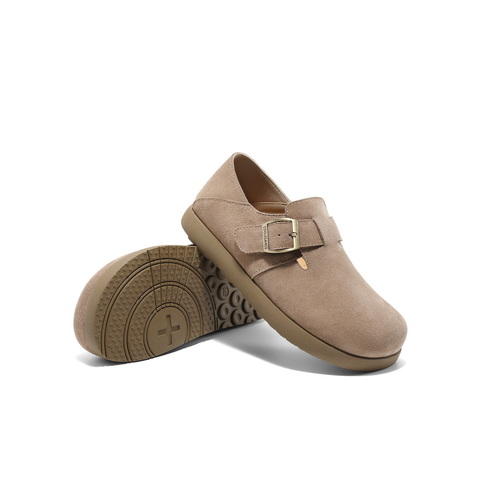 百丽时尚简约勃肯鞋女2025春新商场同款加绒保暖鞋D4W1DAM5