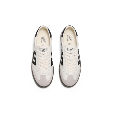 百丽跑道家族德训鞋女2025春新时尚舒适软底板鞋C1H3DAM5