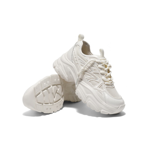 百丽时尚舒适网面鞋2025夏新商场同款厚底运动休闲鞋D7J1DBM5