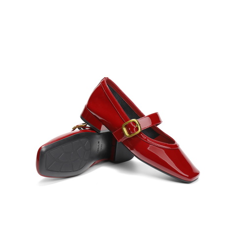 百丽显瘦时装玛丽珍鞋女2025春新气质优雅单鞋B2440AQ5