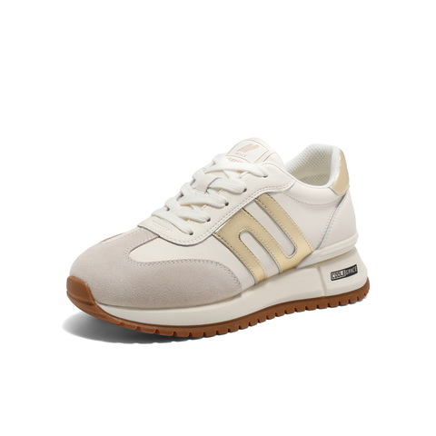 百丽拼色跑道阿甘鞋女2025春新商场同款时尚运动休闲鞋D5P1DAM5