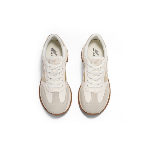 百丽拼色跑道阿甘鞋女2025春新商场同款时尚运动休闲鞋D5P1DAM5