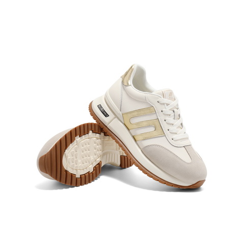 百丽拼色跑道阿甘鞋女2025春新商场同款时尚运动休闲鞋D5P1DAM5