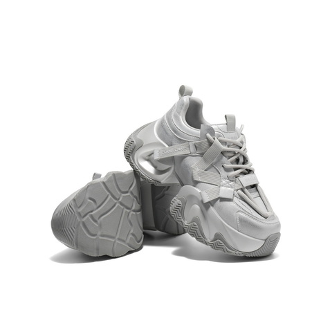 百丽休闲复古老爹鞋女2025春季新款潮流百搭厚底运动鞋B2507AM5