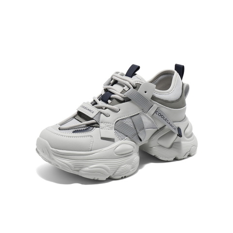 百丽时尚拼接老爹鞋女2025夏新商场同款网面透气厚底鞋D5D1DBM5