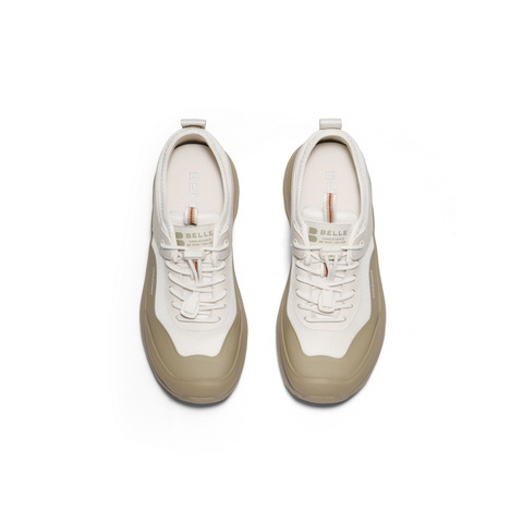 百丽拼接舒适网面鞋2025夏新商场同款厚底时尚休闲鞋D5C1DBM5