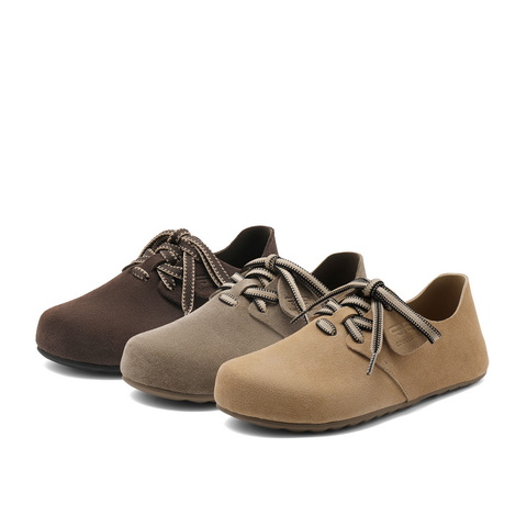 百丽复古勃肯鞋女2025春新商场同款柔软舒适休闲吐司鞋B7Z1DAM5