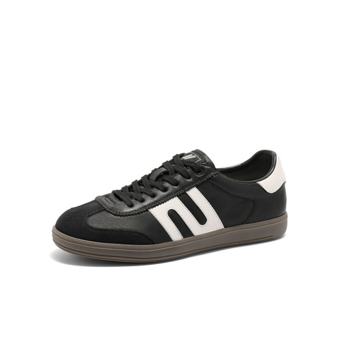 百丽跑道家族德训鞋女2025春新时尚舒适软底板鞋C1H3DAM5