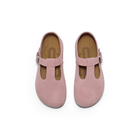 百丽复古魔术贴勃肯鞋2025春新商场同款透气休闲鞋D5U1DAA5