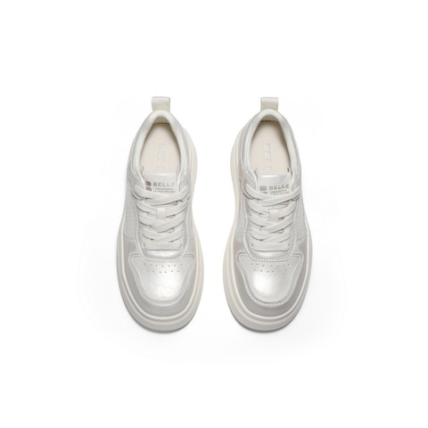 百丽简约舒适网面鞋2025夏新商场同款厚底休闲鞋D5L1DBM5