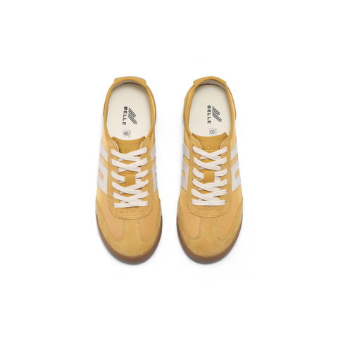 百丽复古跑道休闲鞋女2025夏新商场同款平稳舒适鞋D3W1DBM5