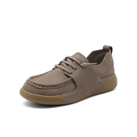 百丽复古牛津鞋女2025春商场同款真皮新款舒适休闲鞋B7L1DAM5