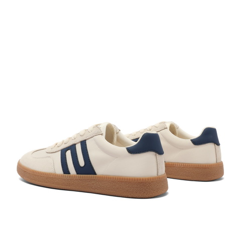 百丽跑道德训鞋女2025春新撞色复古运动跑鞋Z7J1DAM5