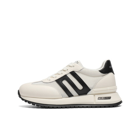 百丽跑道时尚拼色休闲鞋女2025夏新商场同款复古舒适鞋D5P2DBM5