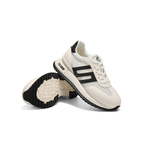 百丽跑道时尚拼色休闲鞋女2025夏新商场同款复古舒适鞋D5P2DBM5