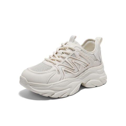 百丽时尚舒适网面鞋2025夏新商场同款厚底运动休闲鞋D7C1DBM5