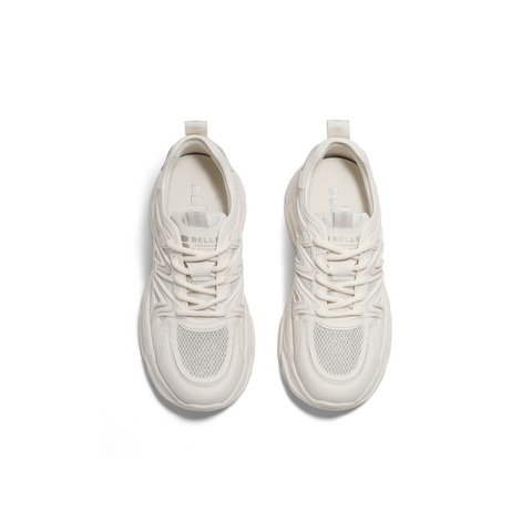 百丽时尚舒适网面鞋2025夏新商场同款厚底运动休闲鞋D7C1DBM5