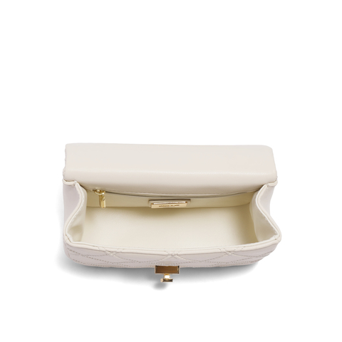 百丽包女2025夏商场同款小香风菱格华夫饼单肩斜挎绗缝包X7307BX5