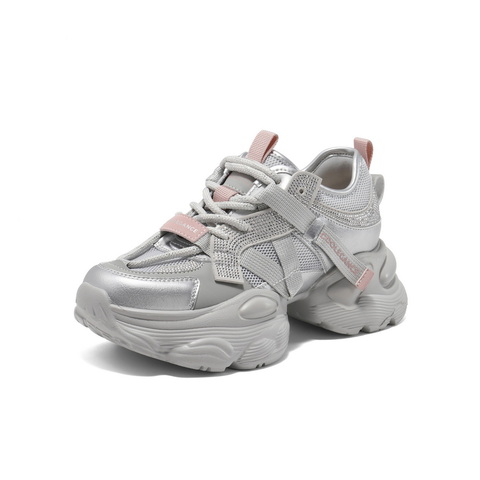 百丽时尚拼接老爹鞋2025夏新商场同款增高厚底鞋D5D2DBM5