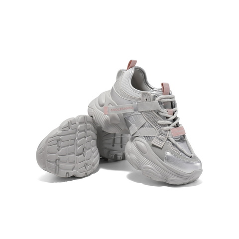 百丽时尚拼接老爹鞋2025夏新商场同款增高厚底鞋D5D2DBM5