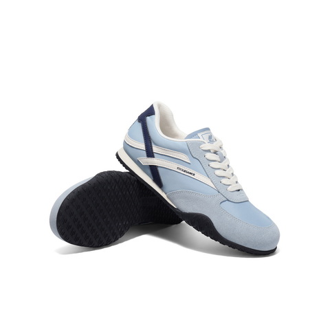 百丽亮眼撞色休闲鞋女2025春新商场同款复古舒适鞋3QS28BM5