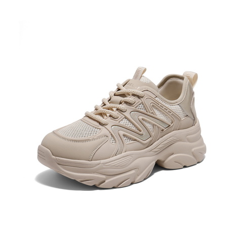 百丽时尚舒适网面鞋2025夏新商场同款厚底运动休闲鞋D7C1DBM5