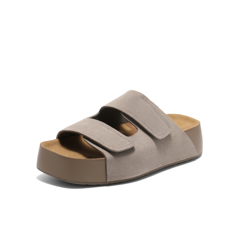 百丽复古厚底勃肯拖鞋女2025春新商场同款舒适可外穿拖鞋D5Z2DBT5