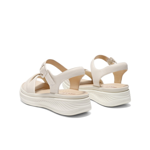 百丽宽条带休闲凉鞋女2025夏新商场同款真皮厚底凉鞋D6N2DBL5