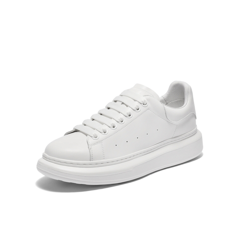 百丽时尚百搭小白鞋男2025春新商场同款厚底增高休闲板鞋8RB01AM5