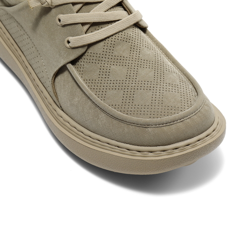 百丽透气布鞋男2025新款夏季商场同款厚底一脚蹬休闲鞋8SW01BM5