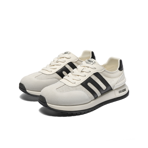 百丽网面透气休闲运动鞋男2025新款夏季户外慢跑阿甘鞋A1967BM5