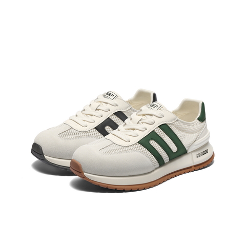 百丽网面透气休闲运动鞋男2025新款夏季户外慢跑阿甘鞋A1967BM5