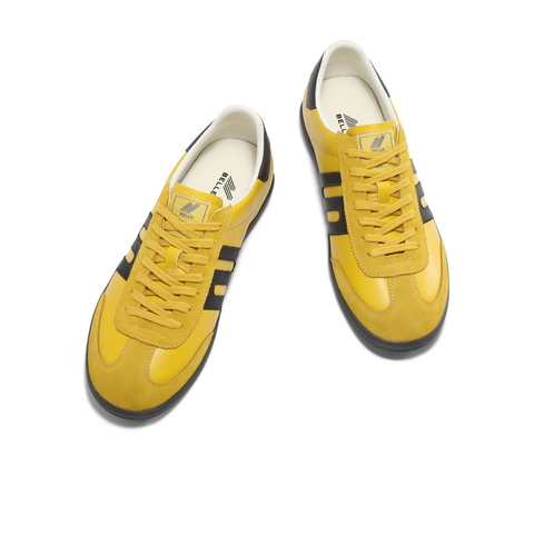 百丽复古徳训鞋男2025新款夏商场同款撞色休闲运动板鞋8SV01BM5