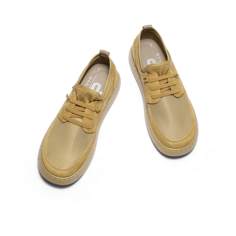 百丽网面透气休闲鞋男鞋2025夏季新款舒适厚底套脚工装鞋A1954BM5