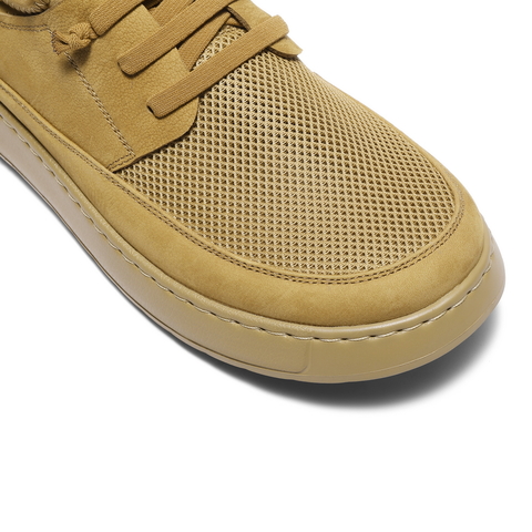 百丽网面透气休闲鞋男鞋2025夏季新款舒适厚底套脚工装鞋A1954BM5