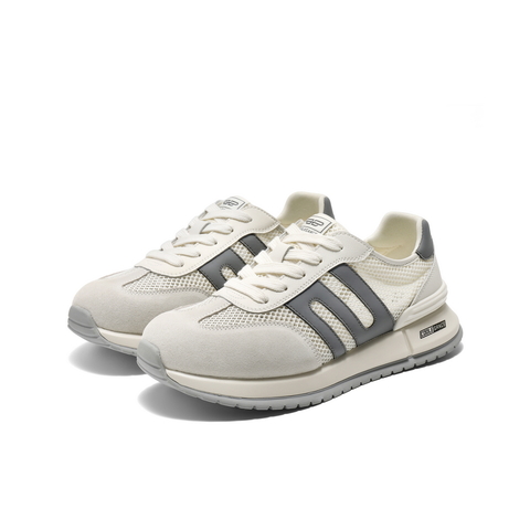 百丽网面透气休闲运动鞋男2025新款夏季户外慢跑阿甘鞋A1967BM5