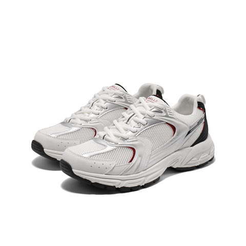 百丽网面透气老爹鞋男2025夏商场同款厚底跑步休闲运动鞋8QH01BM5