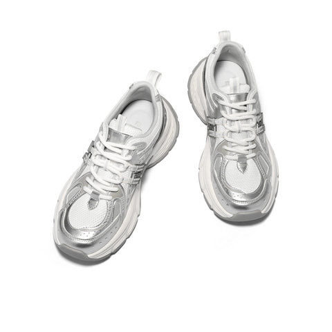 百丽蓝鲸老爹鞋男鞋2025春新商场同款厚底增高休闲运动鞋8QS01AM5