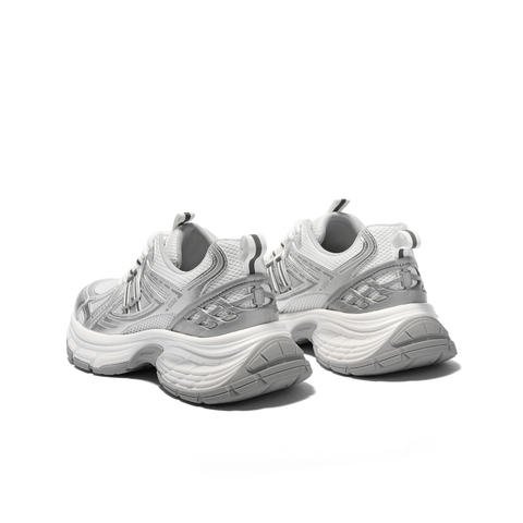 百丽蓝鲸老爹鞋男鞋2025春新商场同款厚底增高休闲运动鞋8QS01AM5